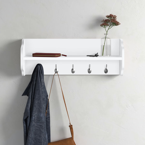 Entryway Wall Shelf With Hooks Wayfair